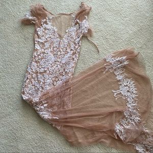 For Love & Lemons Lace Maxi Dress